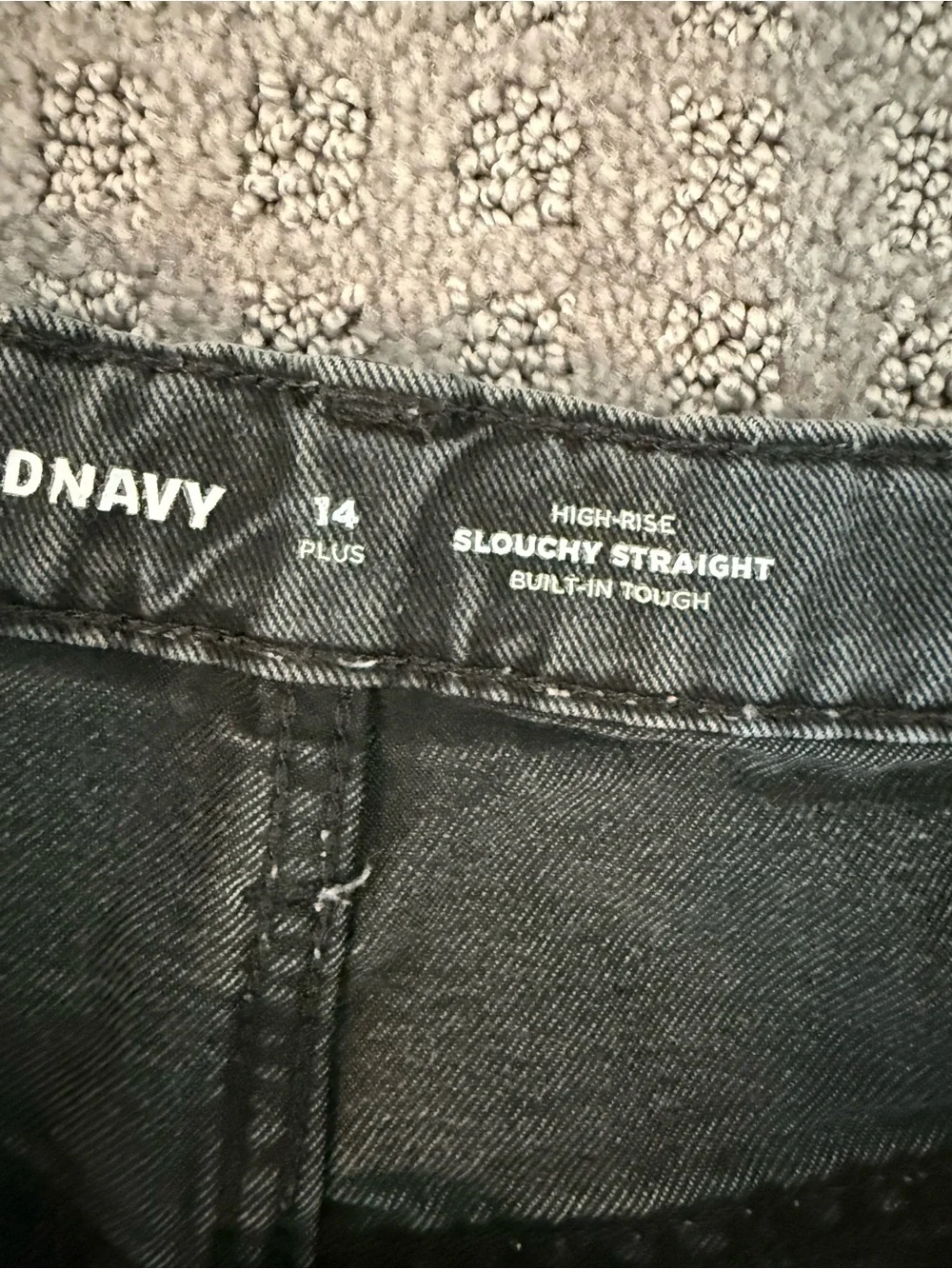 Old Navy Kids Black Straight-Leg Jeans